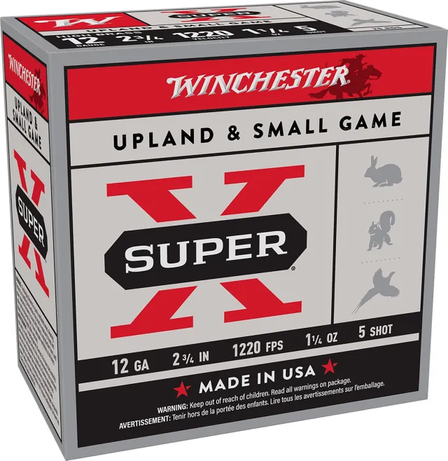 Winchester X12P5 Super X 12 Gauge 2.75 In High Brass Game Load - Winchester - 12 Gauge