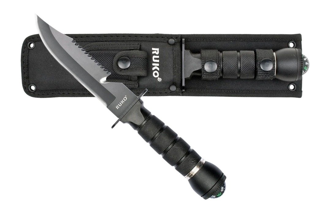 Buy RUKO RUK0165 440A TIN Tactical Folding Knife 3.375 Inch online