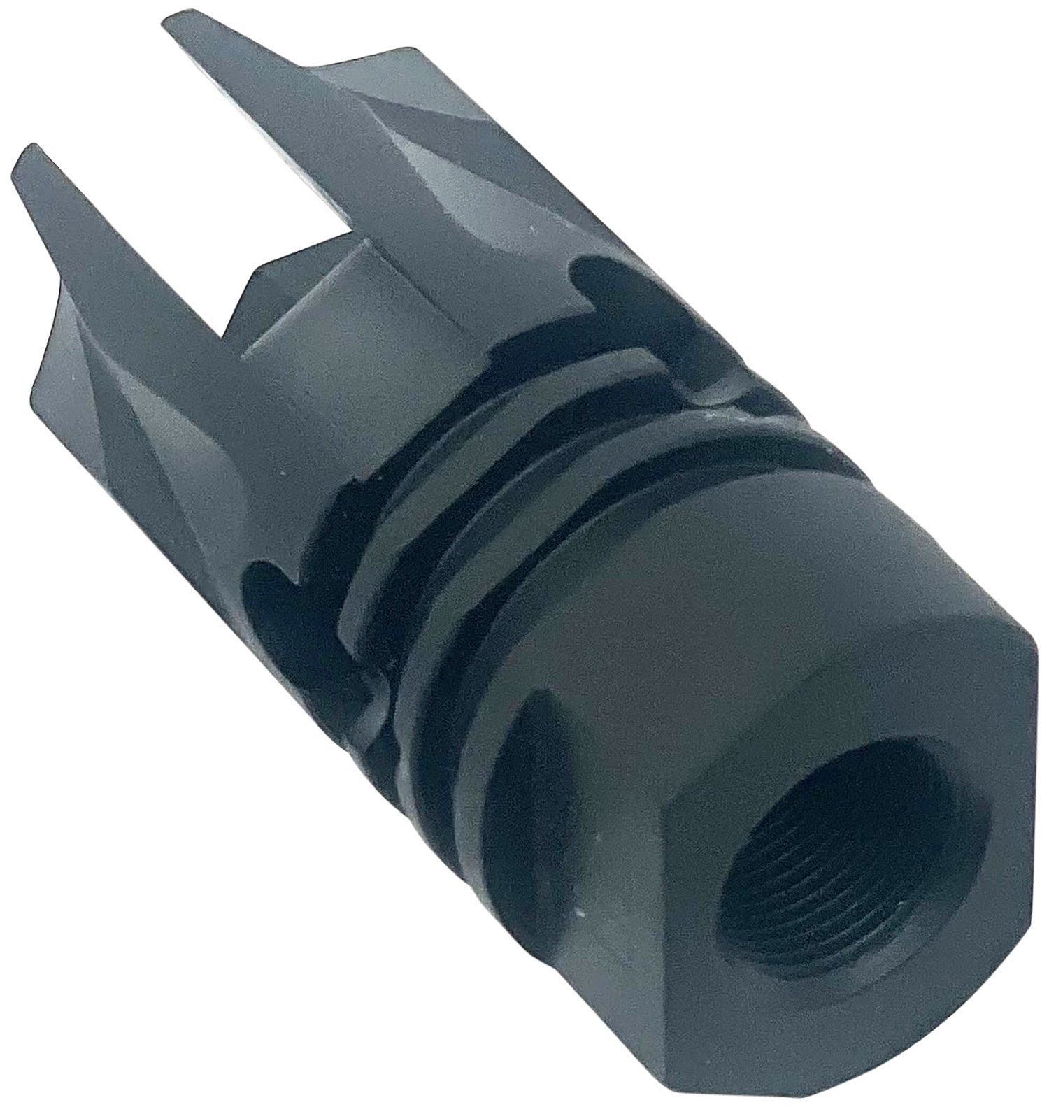 LBE Unlimited ARFH-REV Flash Hider 5.56mm/.223 1/2-28 TPI Black - LBE Unlimited
