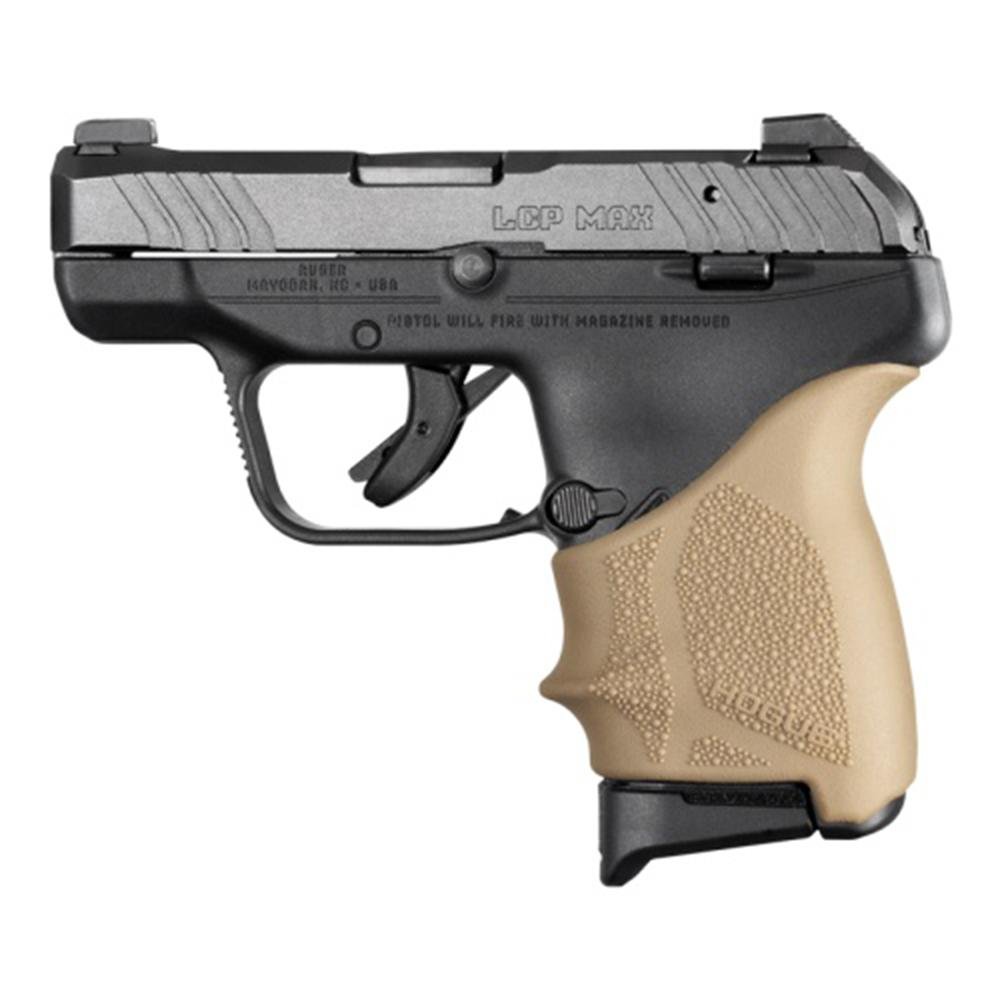 Hogue 18133 HandAll Beavertail Grip Sleeve FDE for Ruger LCP Max - Hogue