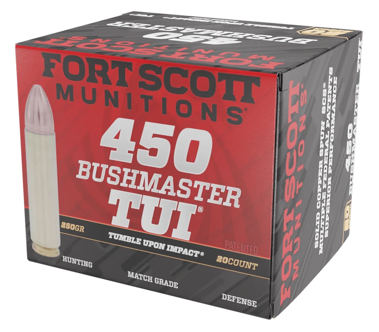 Buy Fort Scott 450BM250SCV 450 Bushmaster 250gr Solid Copper TUI 20/Box online