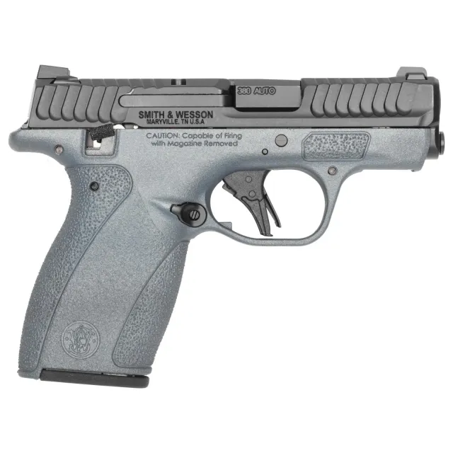 Buy S&W Exclusive Blue Titanium M&P Bodyguard 2.0 Thumb Safety Handgun .380 Auto 10(1)&12(1)rd Magazines 2.75 Barrel Titan Blue Grip online