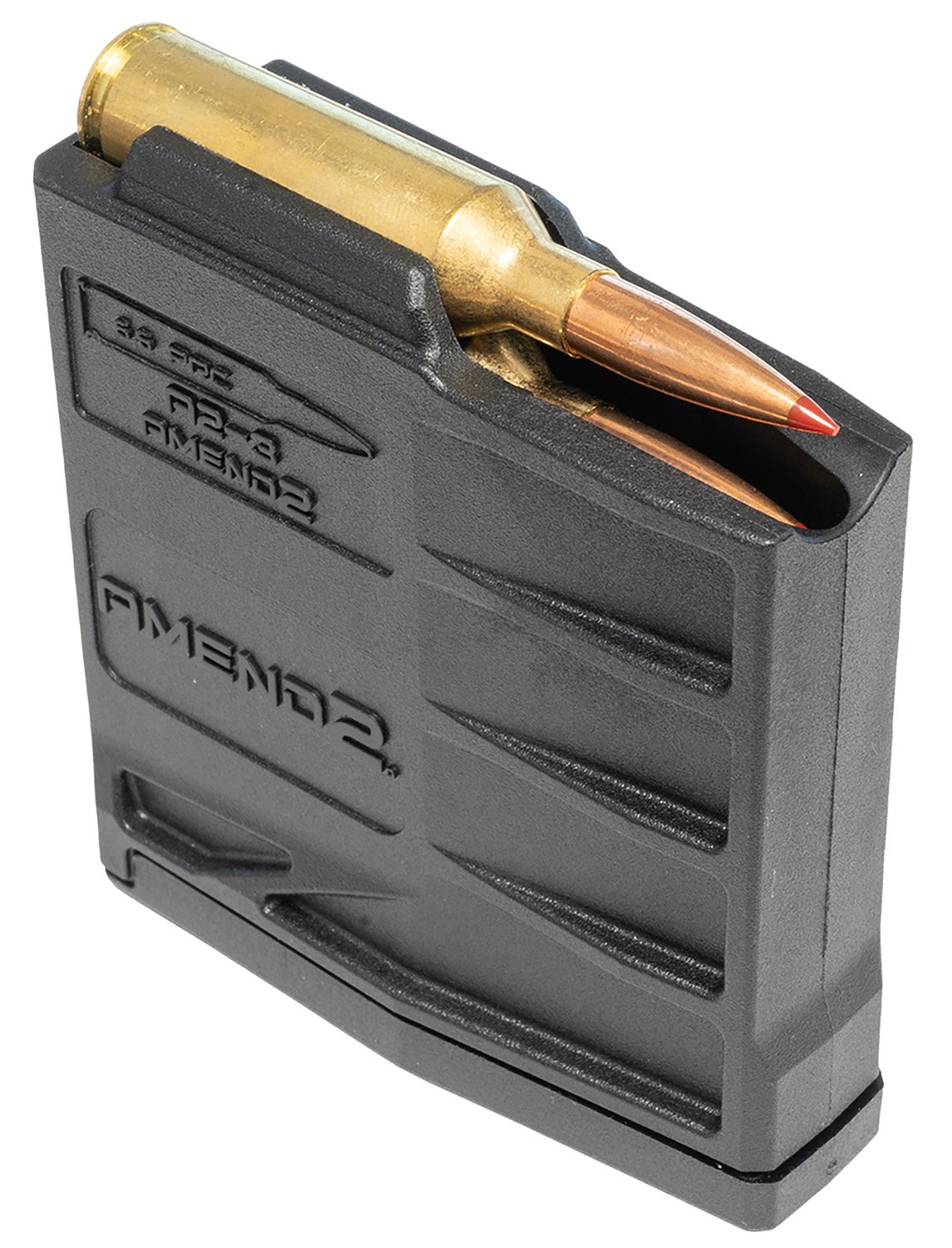 Amend2 SAAICS65BLK3 6.5 PRC 3-Round Black Polymer AICS Magazine - Amend2 - 3RD