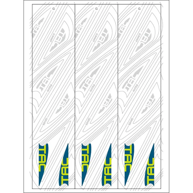 TAC Vanes Arrow Specific Wraps White Size G 5.5 13 pk. - TAC Vanes