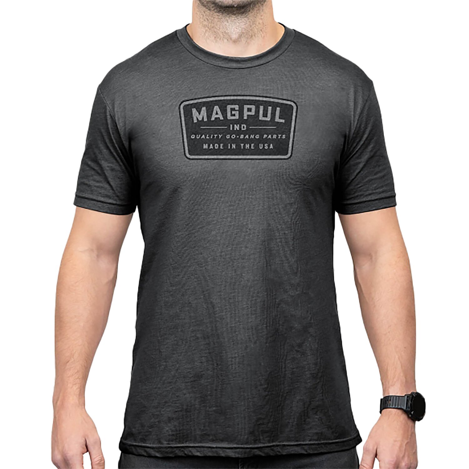 Magpul MAG1526-010-S Go Bang Parts Charcoal Gray Cotton/Polyester Short Sleeve Small - Magpul Industries