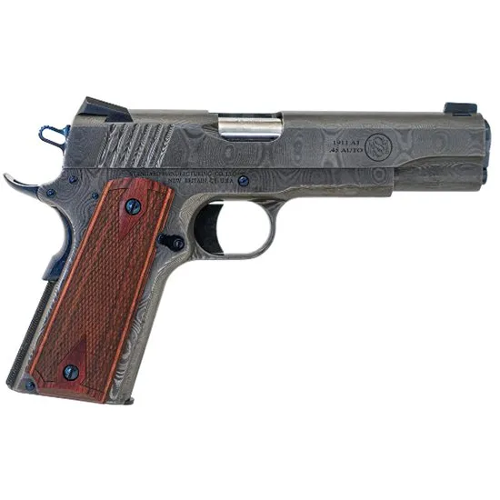 Standard Manufacturing Full Damascus 1911 Handgun .45 ACP 5" Barrel - Standard Manufacturing - .45 ACP