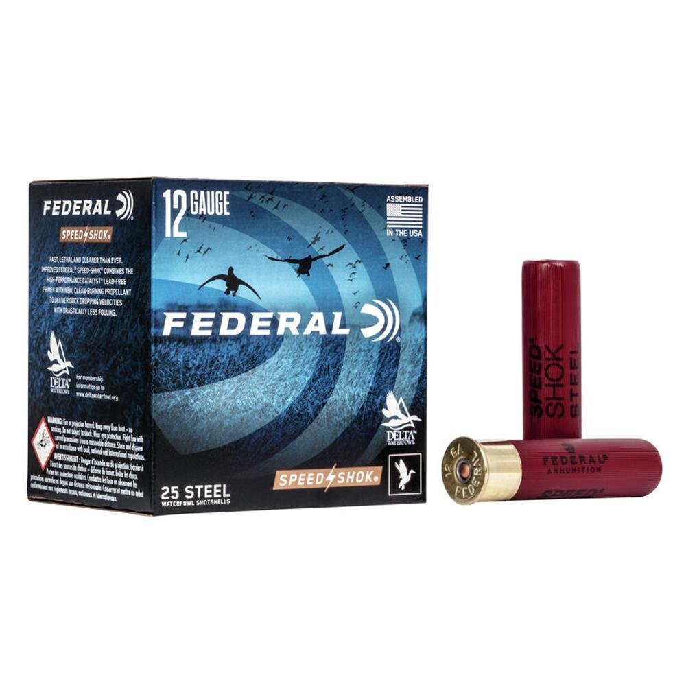 Federal WF133BBB Speed-Shok 12 Gauge 3.5in 1.375oz BBB Steel Shot 25rd - Federal Premium Ammunition - 12 Gauge