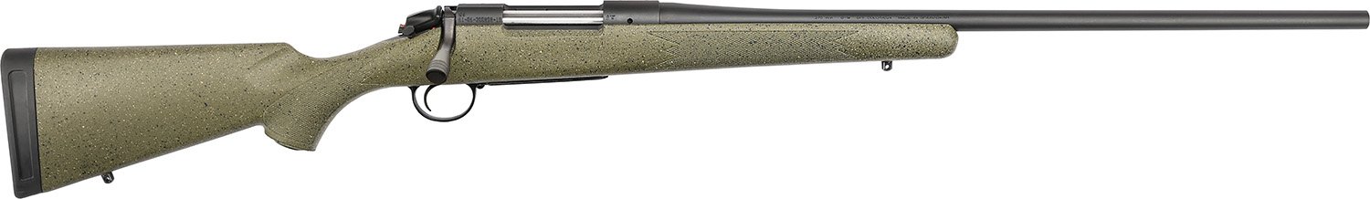 Bergara B14S107C B-14 Hunter 7mm-08 Rem 4+1 22" Rifle, Graphite Black Cerakote, SoftTouch Green Speckled Stock