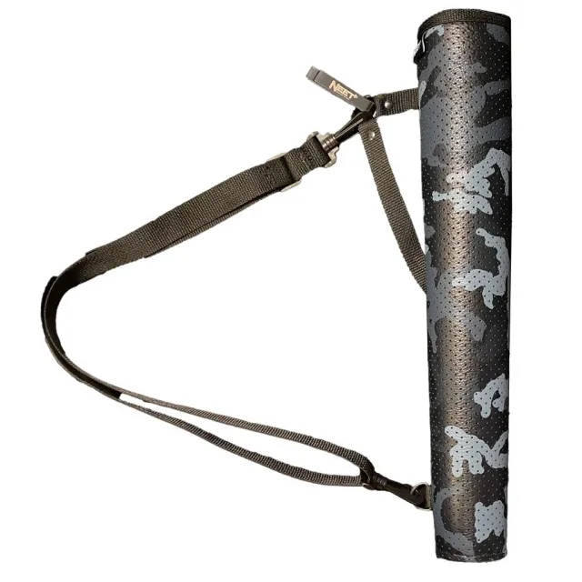 Neet 06103 Leather Tube Quiver Blue Camo 17.5in Opening - Neet