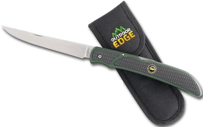 Outdoor Edge Fish N Bone 5 In 440A Stainless Steel Black - Outdoor Edge