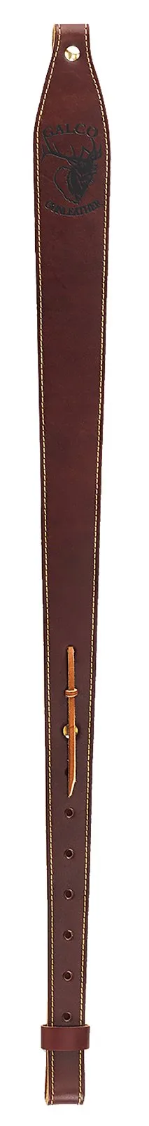 Galco RS9C Tapered Cordovan Leather Rifle Sling 29"-42" Adjustable - Galco - 1"