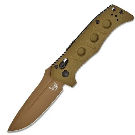 Benchmade 2730FE-2 Mini Auto Adamas 3.25" Blade OD Green G10 Handle