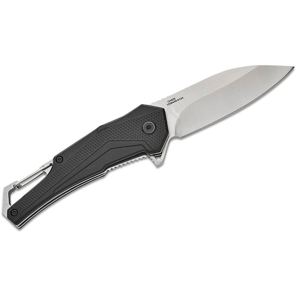 Buy Smith & Wesson 1206288 Oasis Carabiner Folding Knife 3" Drop Point Blade online