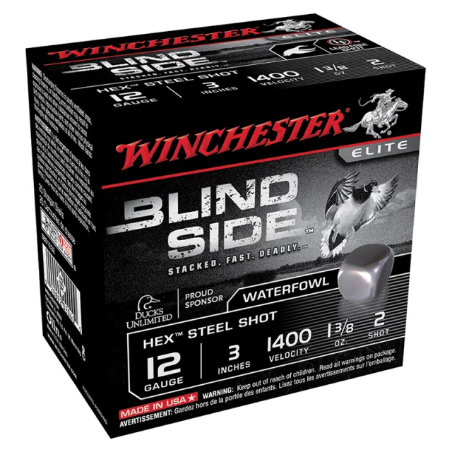 Winchester 12 ga. 3" 1 3/8 oz. 2 Shot Magnum Hex Shot - 25 Rounds