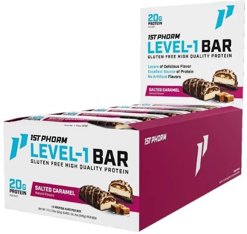 1ST PHORM Level 1 Bar Salted Caramel Protein Snack - 1ST PHORM