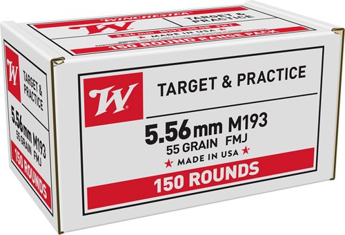 Winchester USA 5.56 NATO Ammo 600 Rounds FMJ 55 Grains - Winchester - 5.56 NATO
