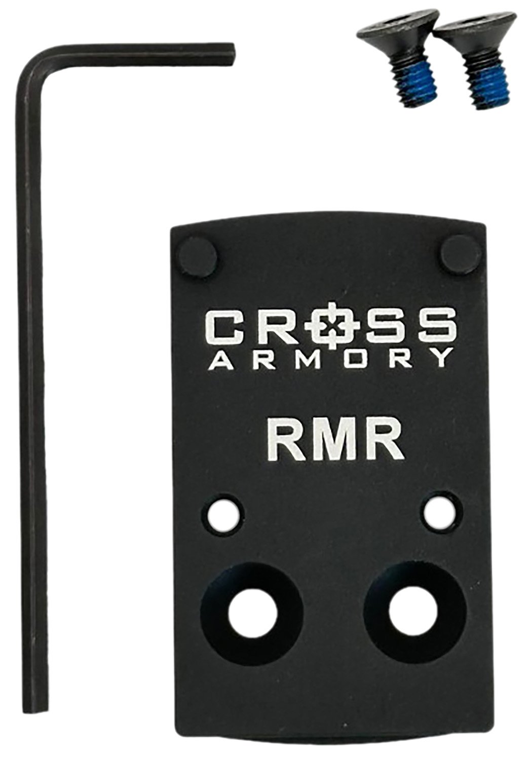 Cross Armory CRRMADAPTER Black Oxide Aluminum RMR Optic Adapter Plate - Cross Machine Tool Company