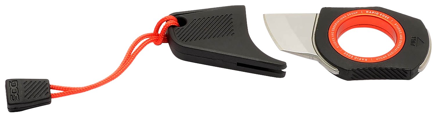 SOG Rapid Rescue SOG18300443 Black/Red Seatbelt Cutter & Breaker - SOG