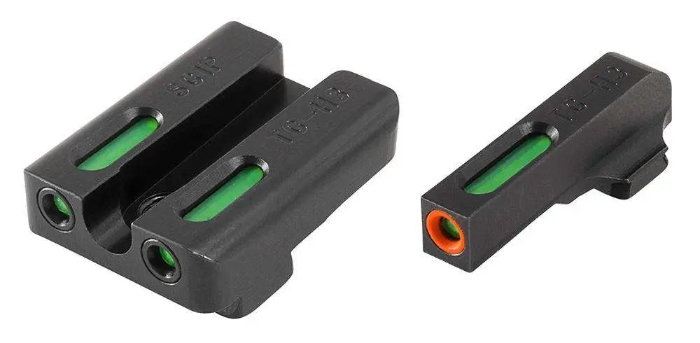 TRUGLO TFX Pro Night Sights Black Tritium Fiber Optic Sig P-Series - TRUGLO
