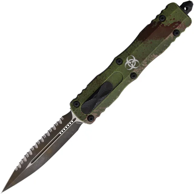 Microtech Dirac Delta 227-3OBDS 3.79 In D/E Full Serrate Outbreak - MICROTECH