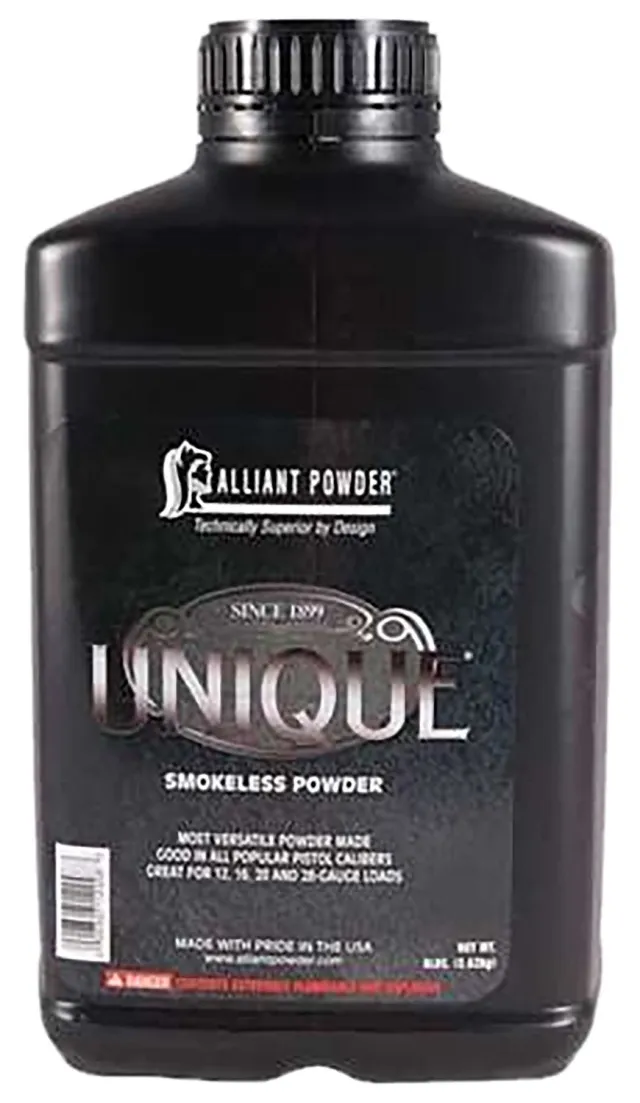 Alliant POWDER UNIQUE 8 LB SMOKELESS POWDER - Caliber & Shell Length: None