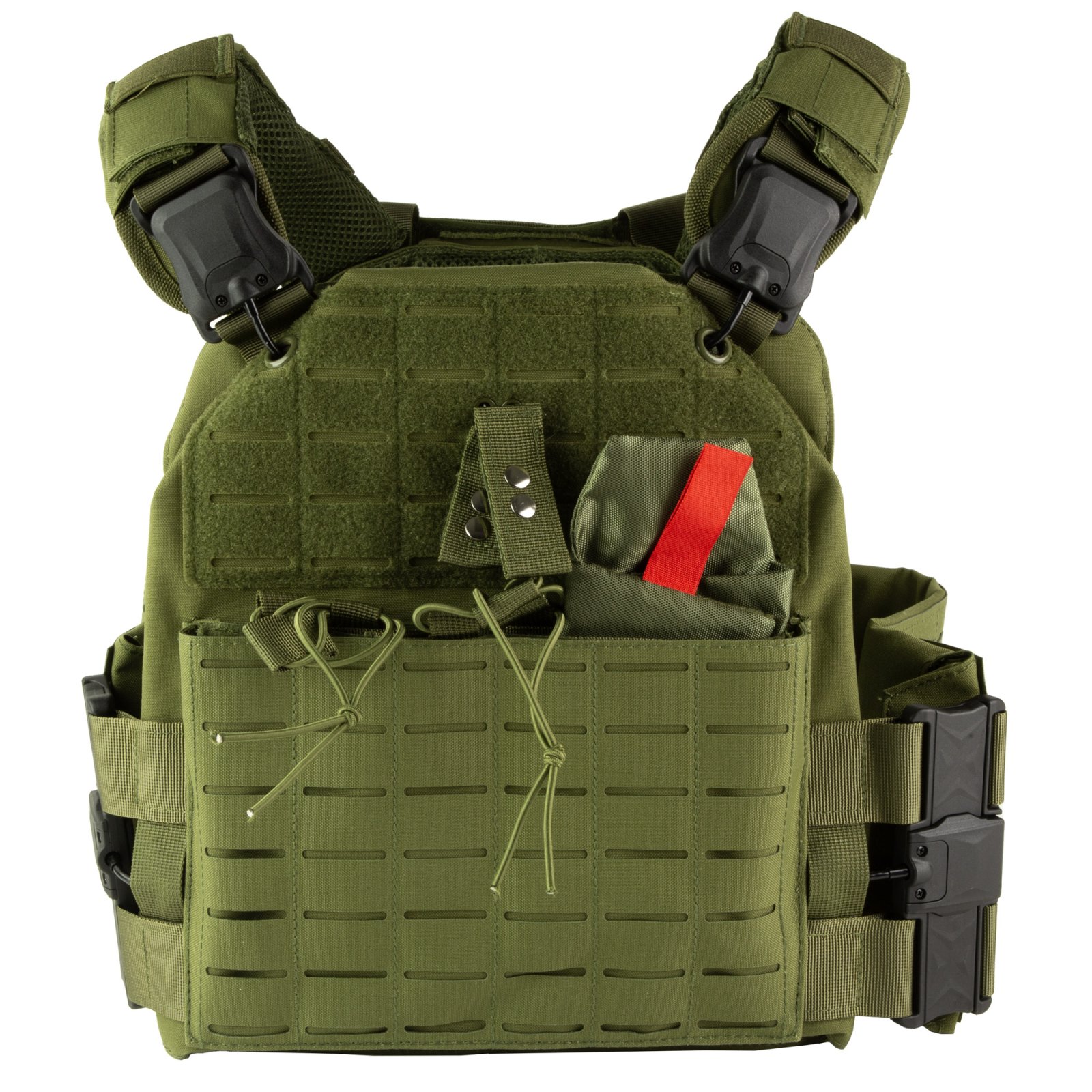 NcSTAR CVLCQR3054G Quick-Release MOLLE Plate Carrier Green M-2XL - NcSTAR