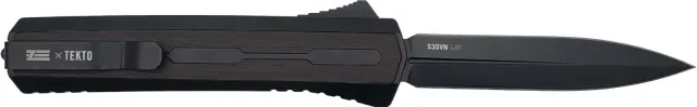 Zastava ZA7TBD A7 OTF Knife Black Wood S35VN Dagger Blade - Zastava Arms