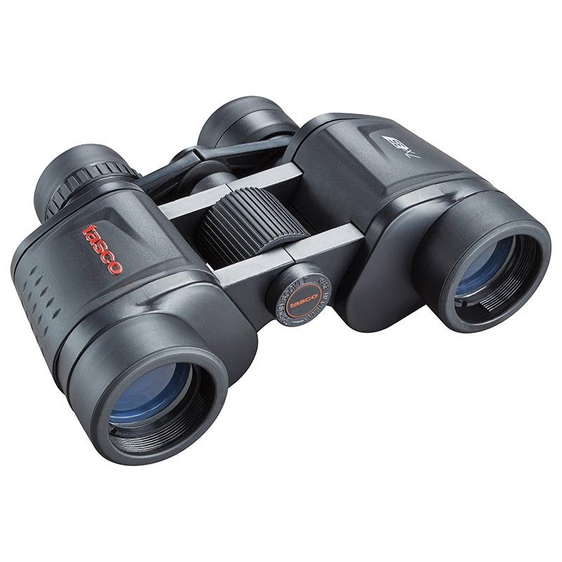 Tasco Mid Sized 7x35mm Binoculars Porro Prism Rubber Coated Black - Tasco