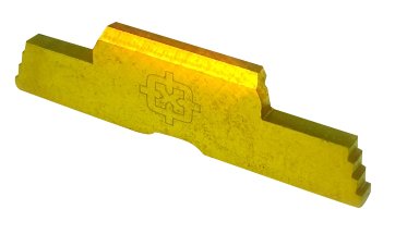 Cross Armory CRG5SLGD Gold Steel Extended Slide Lock Glock Gen1-5/P80 - Cross Machine Tool Company