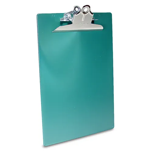 Saunders Plastic Clipboard Clear Low-Profile Clip Letter Size