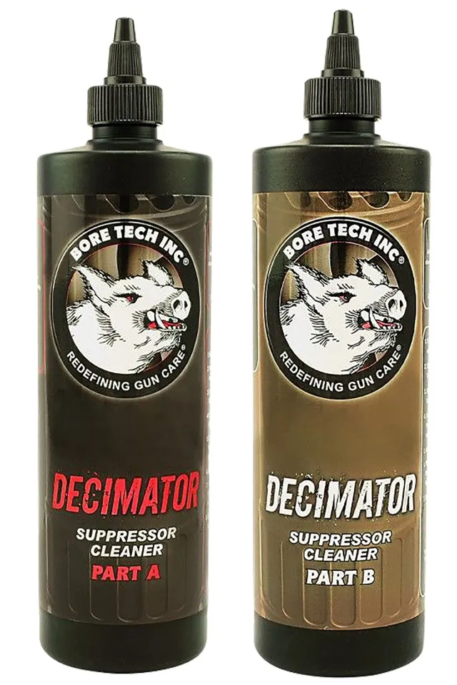Bore Tech BTCQ30816AB Decimator Suppressor Cleaner 16oz 2-Bottle Set
