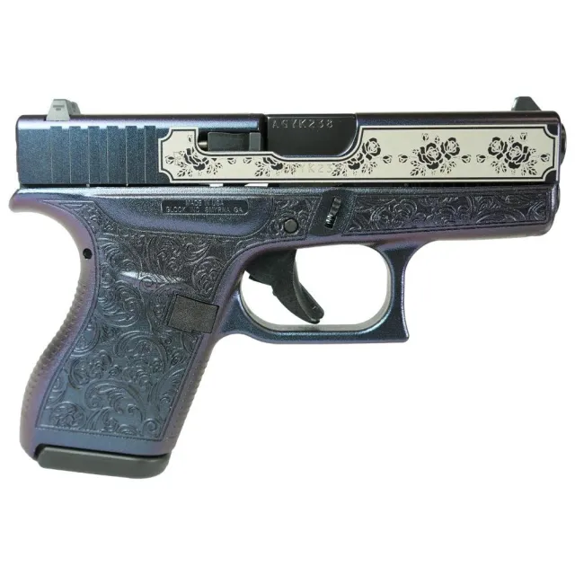 Glock UI4250201 Mongoose Purple .380 ACP Handgun, 6rd, 3.25" Barrel