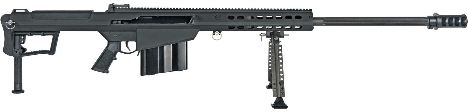 Barrett M107A1 .50 BMG 29 In 11rd Fluted Barrel Picatinny Rail M-LOK Black - Barrett - .50 BMG