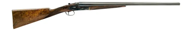 Dickinson LLC Plantation 16 Gauge Break Open 2.75" 2rd 30" Gloss Blued Side By Side Barrel, True Bone-Charcoal Case Hardening Engraved Receiver, English Style Turkish Walnut Stock - Dickinson - 16 Gauge