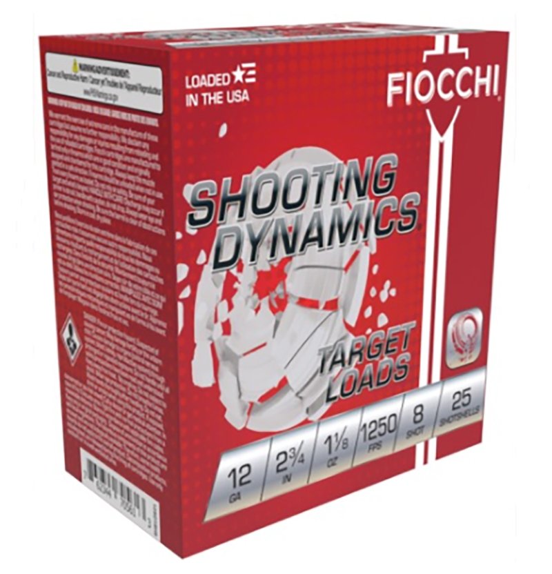 Buy Fiocchi 12GA 2.75" #8 1-1/8oz 1250FPS Shotgun Ammo online