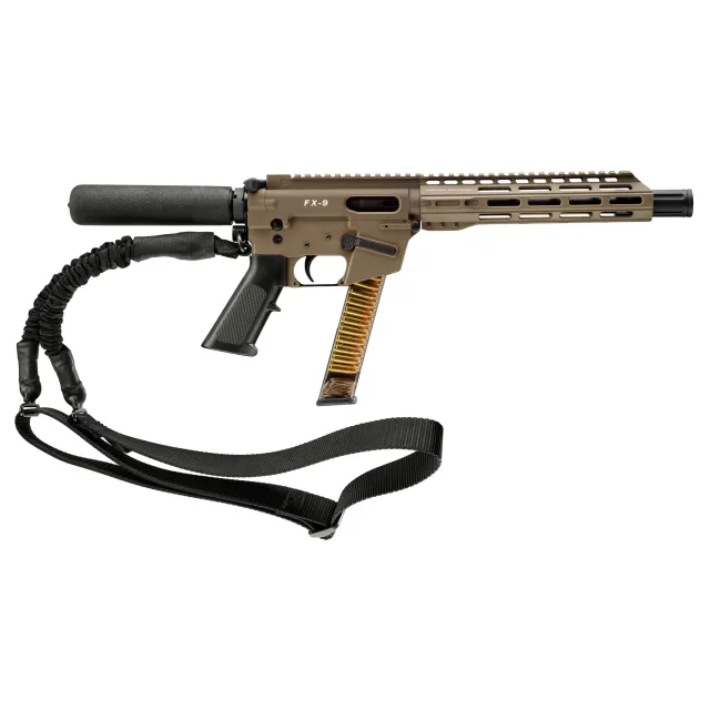 Freedom Ordnance FX9P10T-FDE 9MM Pistol, 10" Barrel, FDE, 32 Rounds - Freedom Ordnance - 9mm Luger for sale at Smoke Wagon Firearms
