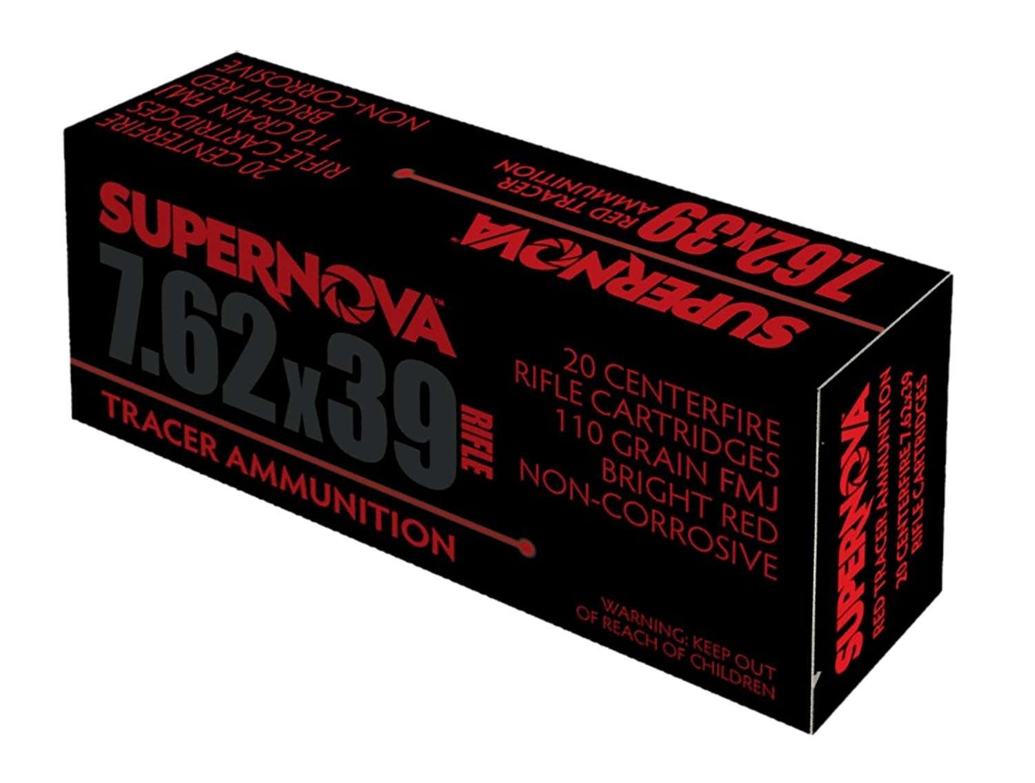 SUPERNOVA Piney Mountain PMSN762R 7.62mm 124gr FMJ 20/Box - SUPERNOVA - 7.62mm