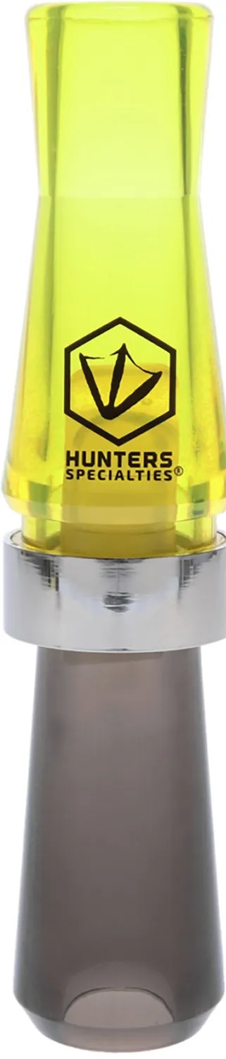 Hunters Specialties HS-WF-SRGC E-Z-E Plucker Short Reed Goose Call Black/Yellow Polycarbonate - Hunters Specialties