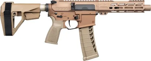 CMMG MK4 22LR Pistol 4.5 In 25-Rounds BRZ Threaded & Suppressor