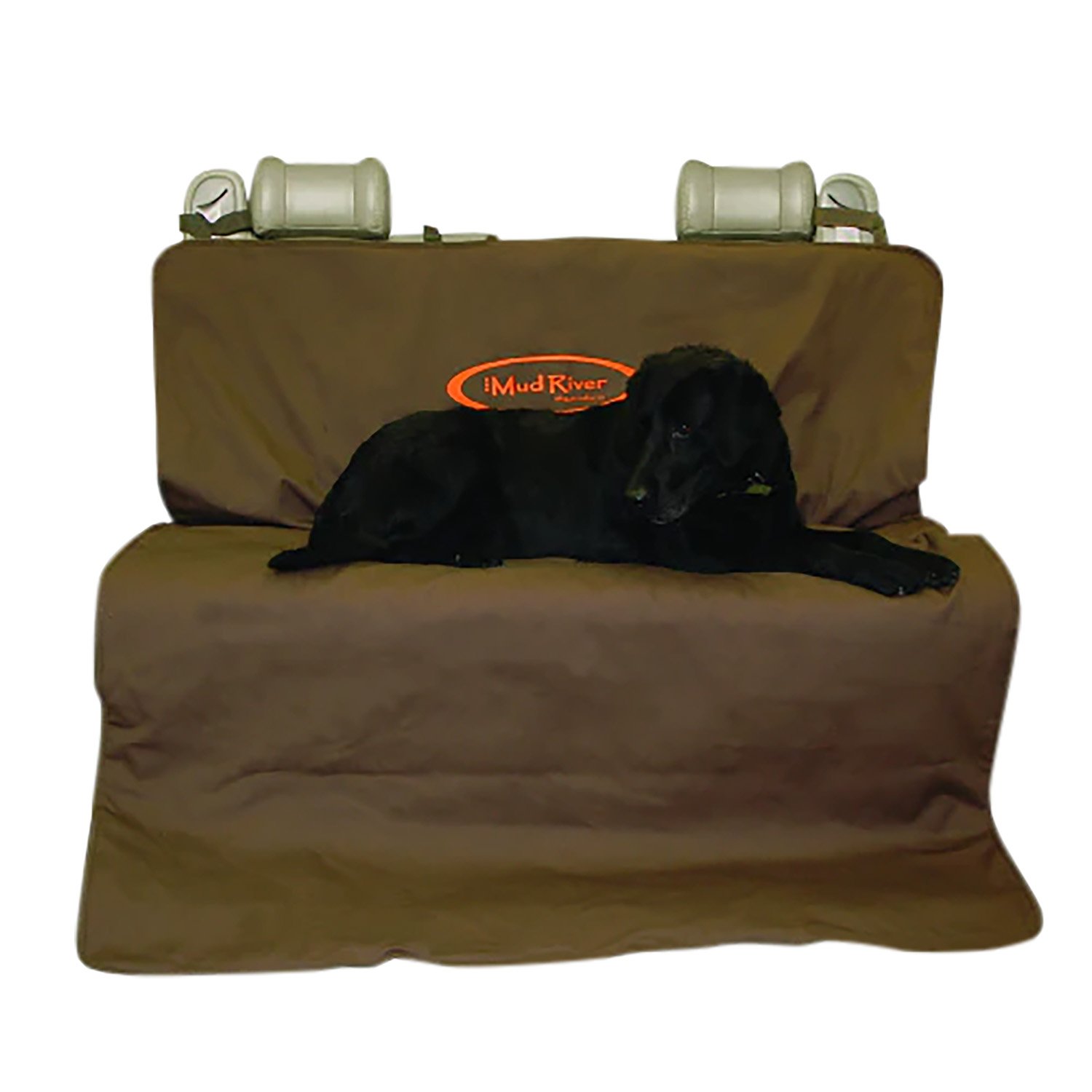 Mud River MR7771 Two Barrel Seat Cover Brown Nylon/Canvas 56"x68" - Muddy Outdoors