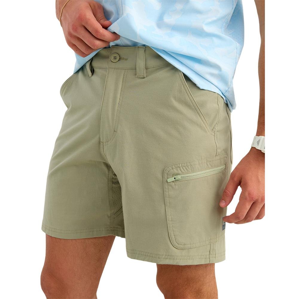 Marolina Huk Next Level 7 Shorts Seagrass H2000173-383-S - Marolina DBA HUK