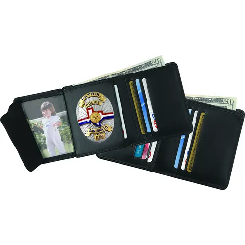 Strong Leather Hidden Badge Wallet Dress Concealed Badge Pocket - Strong Leather