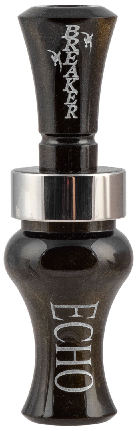 Echo 78909 Breaker Single Reed Duck Call Black Gold Pearl Acrylic - ECHO