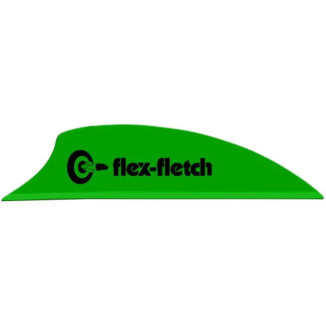 Flex Fletch SK-2-FG-39 Vanes Flo Green 2 In 39-Pack No Flutter Design - Flex Fletch