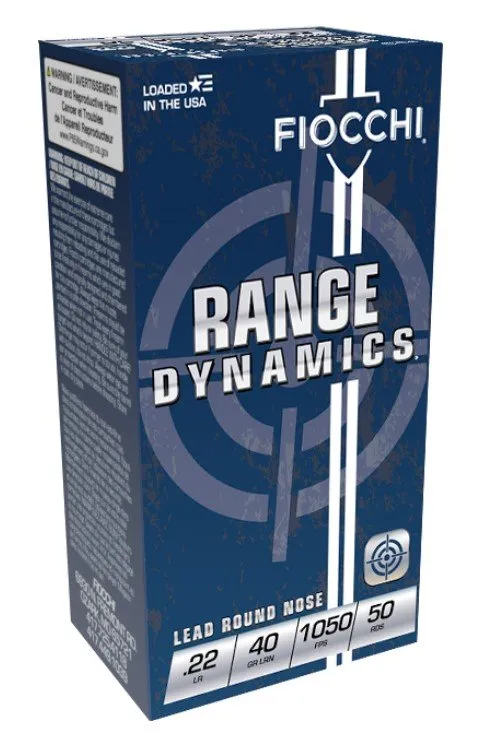 Fiocchi 22FLRN Shooting Dynamics 22 LR 40 Gr Lead Round Nose - Fiocchi - 22 LR for sale at Bang-Bang Tactical