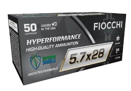 Fiocchi 57JF35 Hyperformance 5.7x28mm 35gr Jacketed Frangeable 50 Per... - Fiocchi - 5.7x28mm