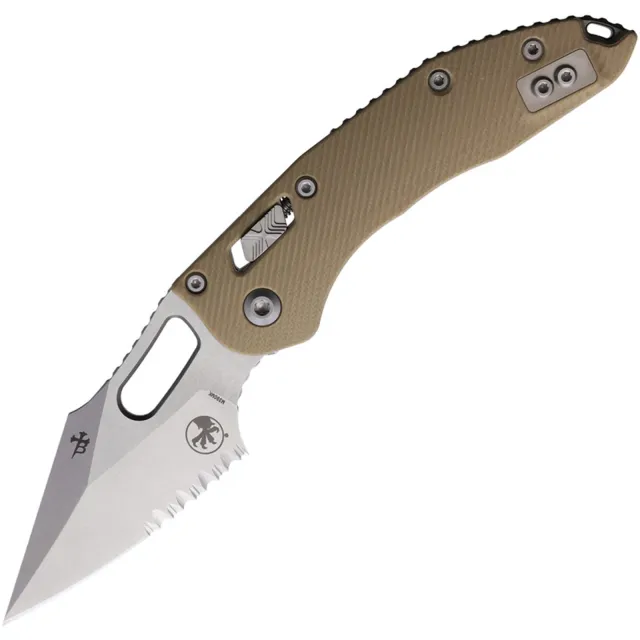 Microtech 169RL-11FLGTTA Stitch 3.7 In SE/PS/SW Tan G-10 Ram-Lok - MICROTECH