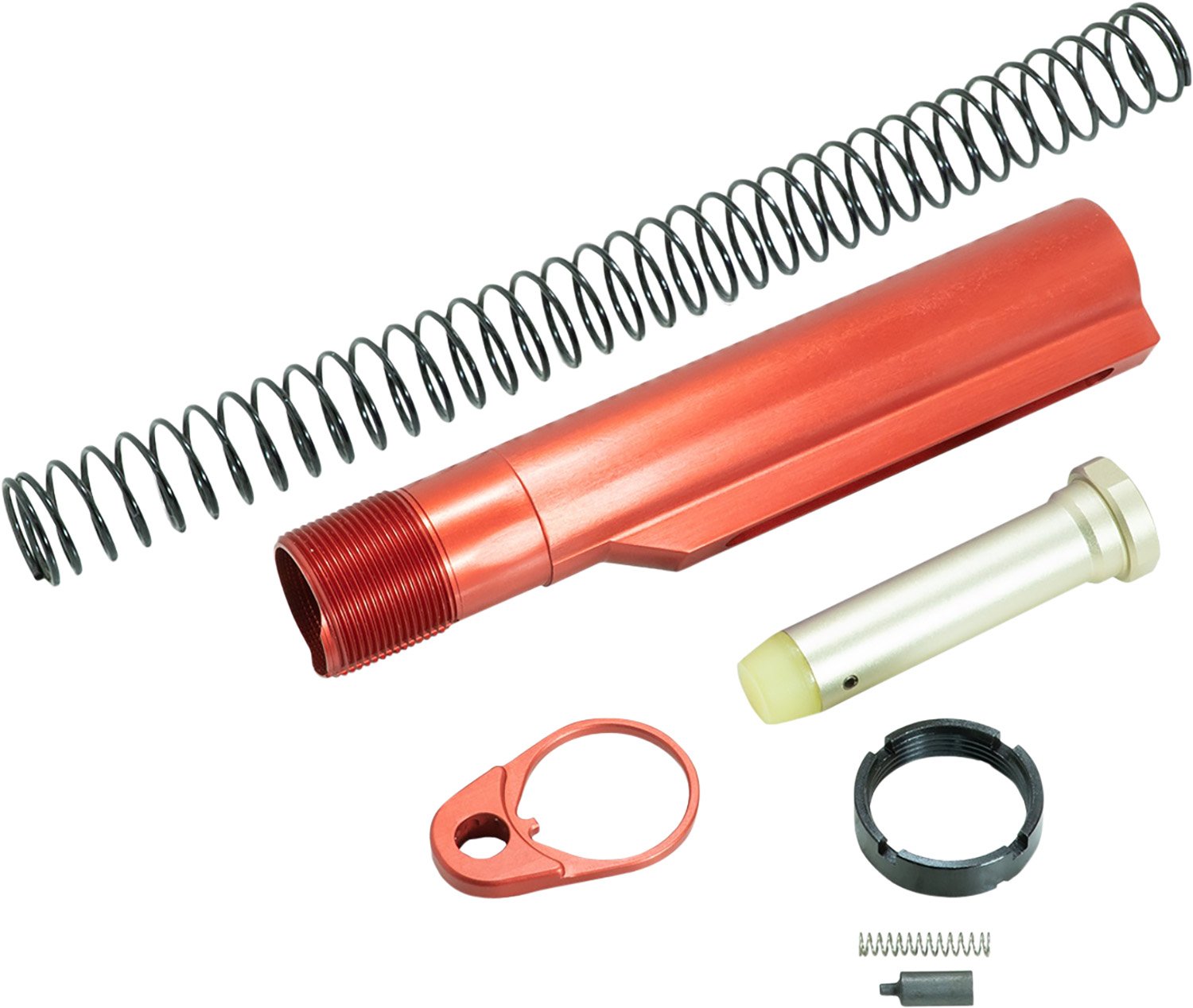 Timber Creek ARBTKR Buffer Tube Kit Red Anodized for AR-15/AR-10 - Timber Creek