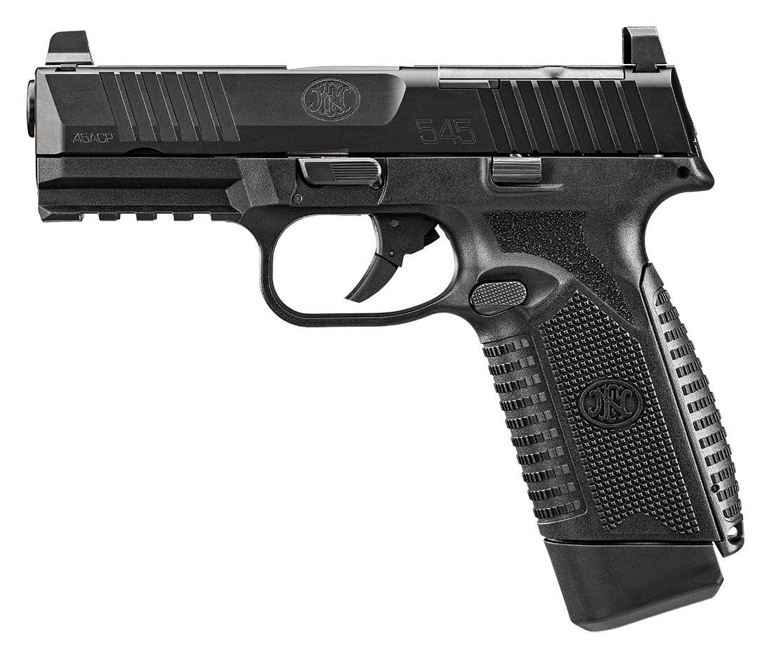 Buy FN America 45AP Handgun 15+1 4.1" Matte Black/Blackened Stainless Steel Slide online