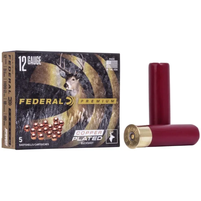 Federal Premium Magnum 12 Gauge 3.50" 18 Pellets 2 1/4 oz 00 Buck Shot - Federal Premium Ammunition - 12 Gauge for sale at Keys Gun Shop
